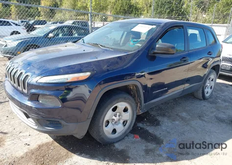 2014 Jeep Cherokee Sport from USA, damaged, VIN 1C4PJLAB5EW126825